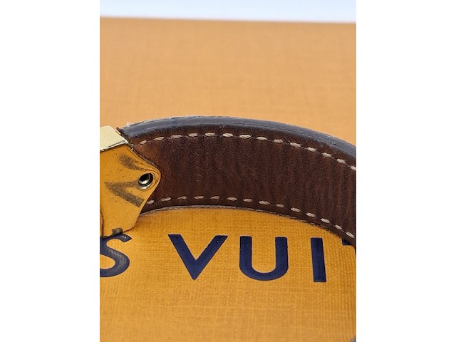 Nano monogram bracelet, louis vuitton, armband, bruin, goud - afbeelding 2 van  10