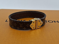 Nano monogram bracelet, louis vuitton, armband, bruin, goud - afbeelding 3 van  10