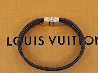 Nano monogram bracelet, louis vuitton, armband, bruin, goud - afbeelding 6 van  10