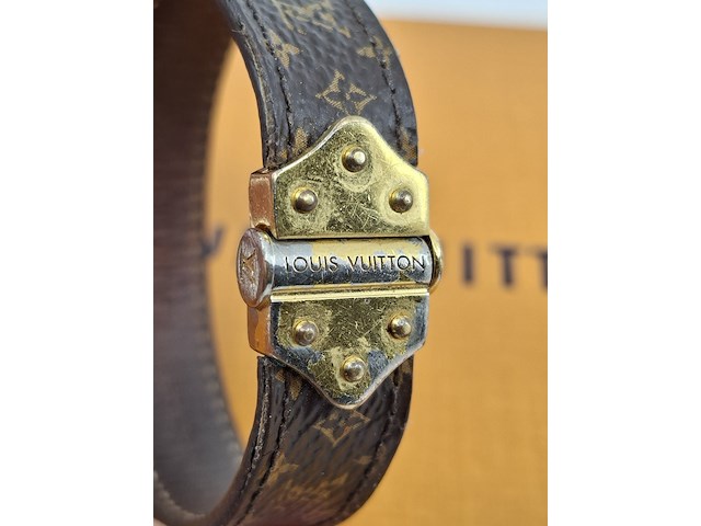 Nano monogram bracelet, louis vuitton, armband, bruin, goud - afbeelding 8 van  10