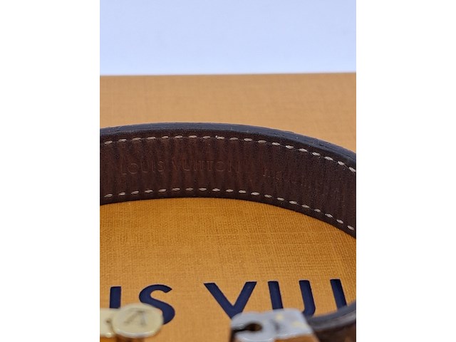 Nano monogram bracelet, louis vuitton, armband, bruin, goud - afbeelding 9 van  10