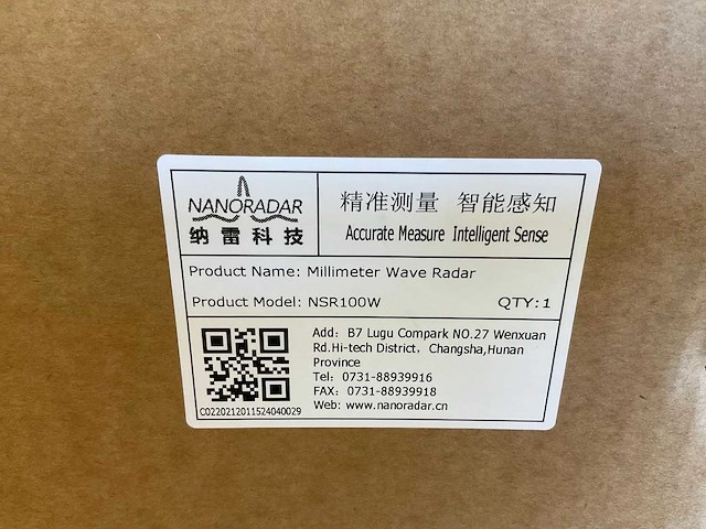 Nanoradar wave nsr100w millimetergolf-radarsensor - afbeelding 2 van  10