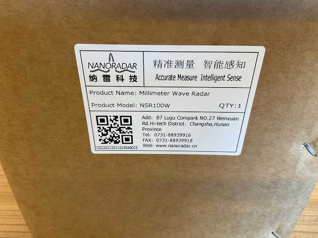 Nanoradar wave nsr100w millimetergolf-radarsensor - afbeelding 2 van  10