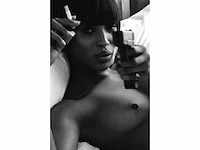 Naomi campbell - fotografie op dibond - 90 x70