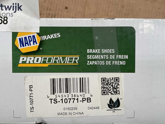 Napa set brake shoes - afbeelding 2 van  3