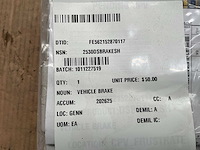 Napa set brake shoes - afbeelding 3 van  3