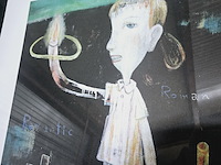 Nara yoshitomo - lithograaf - ''romantic light'' - afbeelding 3 van  7