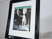 Nara yoshitomo lithograaf ''romantic sunrise'' - limited edition 35/300