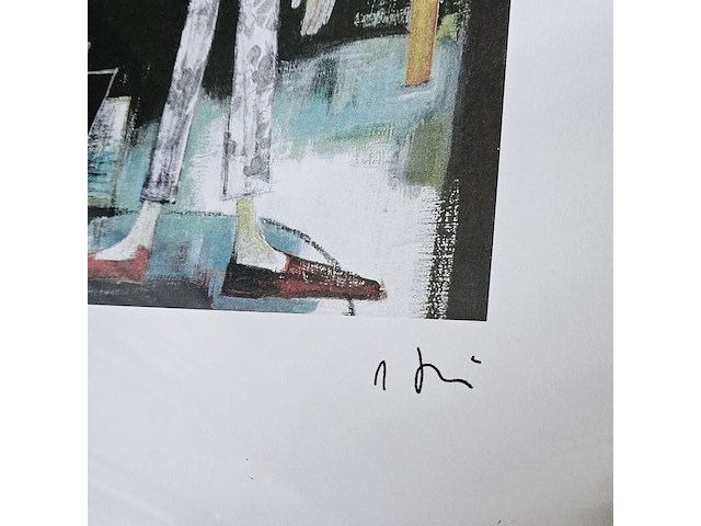 Nara yoshitomo lithograaf ''romantic sunrise'' - limited edition 35/300 - afbeelding 4 van  7