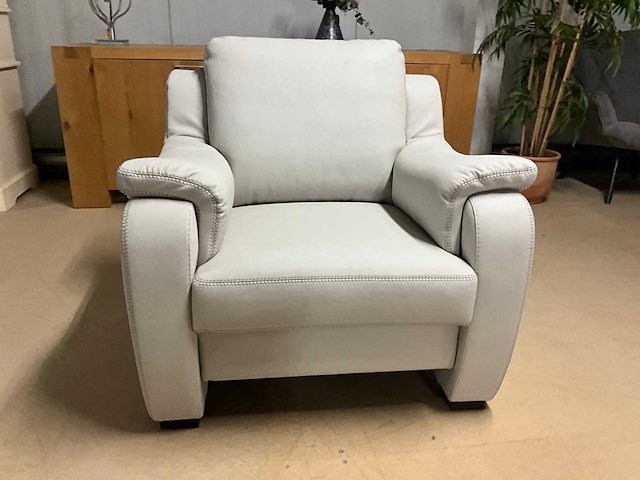 Naraga lederen fauteuil - afbeelding 14 van  18