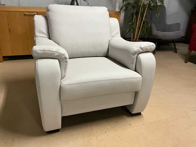 Naraga lederen fauteuil - afbeelding 15 van  18