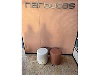 Narbutas - hocker ø40x45cm (2x) - afbeelding 1 van  4