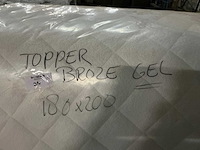 Nasa - broze gel - topper 180x200cm - afbeelding 2 van  4