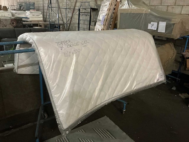 Nasa - broze gel - topper 180x200cm - afbeelding 1 van  4