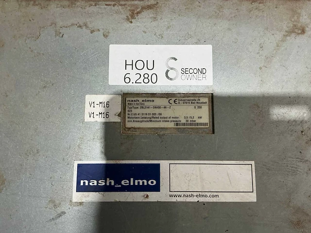 Nash elmo rietschle - 2006 - 2bl2141 - vacuümpomp - afbeelding 11 van  11