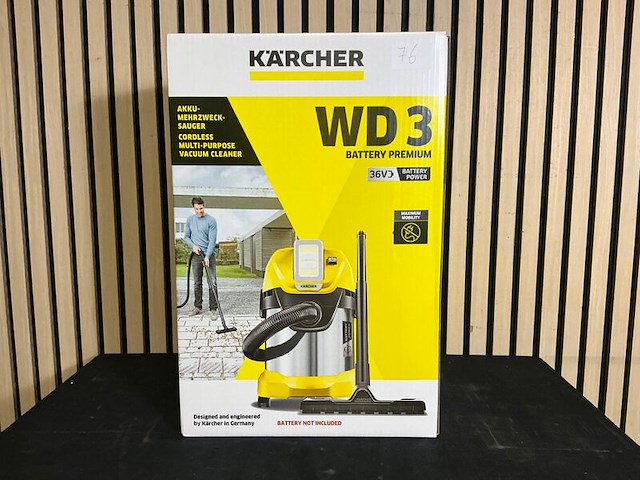 Nat/ droogzuiger kärcher, wd3 - afbeelding 1 van  6