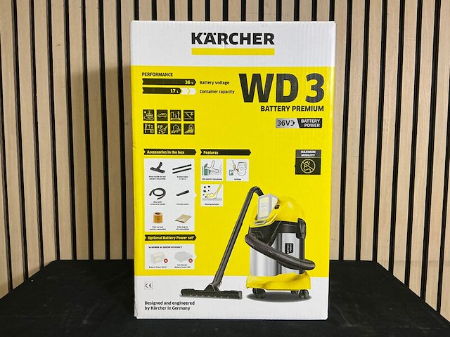 Nat/ droogzuiger kärcher, wd3 - afbeelding 4 van  6