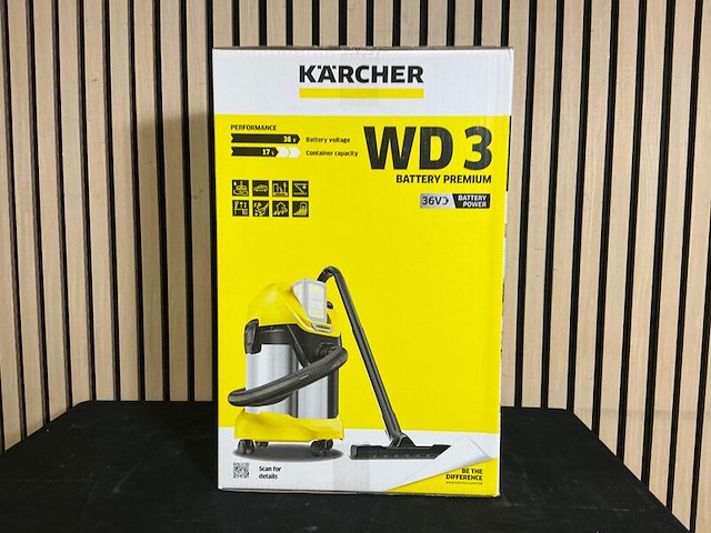 Nat/ droogzuiger kärcher, wd3 - afbeelding 6 van  6
