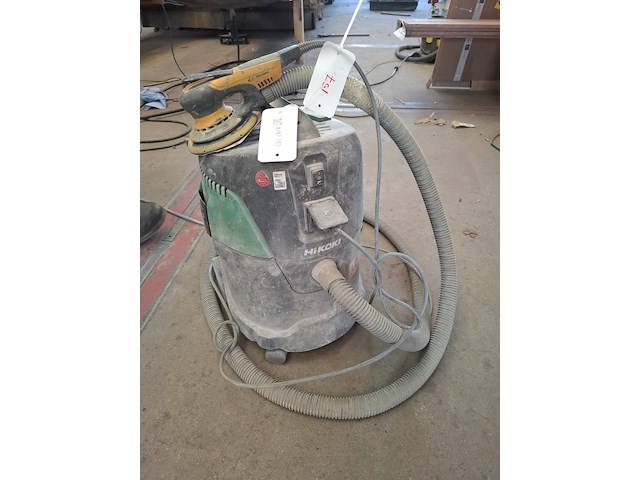 Nat-en droogzuiger en excentrische schuurmachine hikoki, rp250ydlwaz - afbeelding 1 van  7