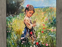 Natalia mas (xx-) "girl in flower meadow" - afbeelding 1 van  8