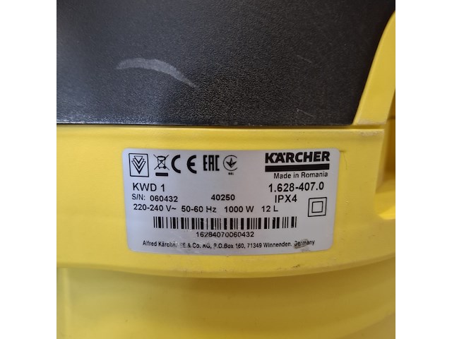 Nat/droog stofzuiger karcher, kwd 1 - afbeelding 3 van  3