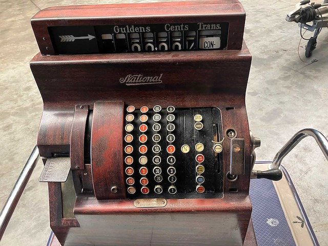 National - ncr - vintage - old skool - cash register - afbeelding 1 van  11