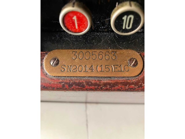 National - ncr - vintage - old skool - cash register - afbeelding 11 van  11