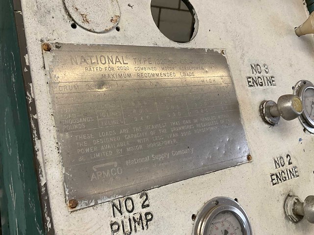National drawworks 1320-ue lierinstallatie - afbeelding 2 van  11