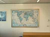 National geographic wereldkaart 193x130cm