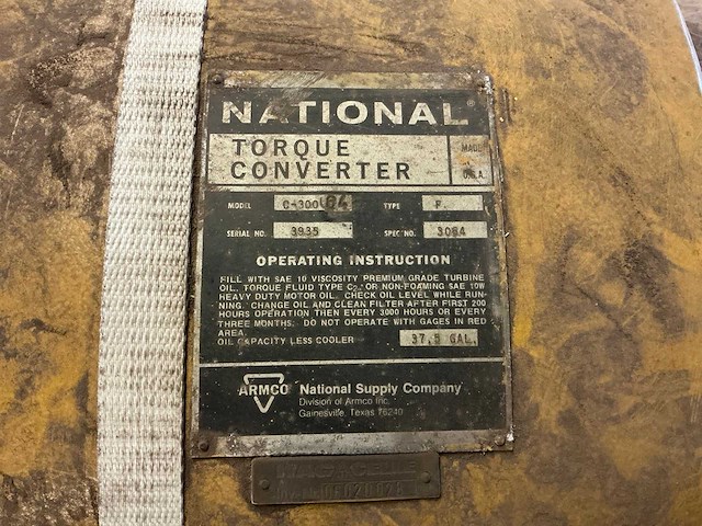 National torque converter c300-64 koppel omvormer pompmotor - afbeelding 5 van  5