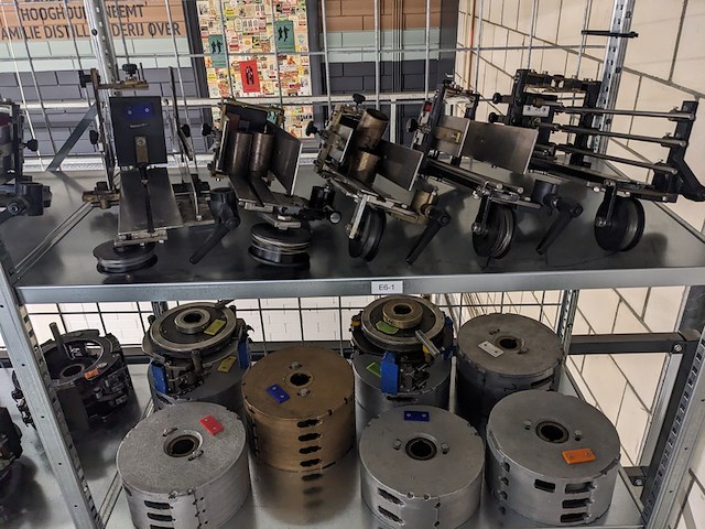 Natlijm etiketeer machine, langguth, e55 - 3/10, wit, 1986 - afbeelding 14 van  22