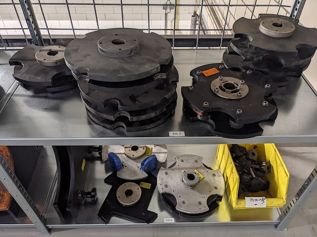 Natlijm etiketeer machine, langguth, e55 - 3/10, wit, 1986 - afbeelding 15 van  22