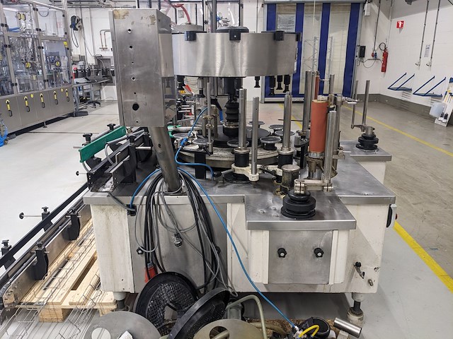 Natlijm etiketeer machine, langguth, e55 - 3/10, wit, 1986 - afbeelding 19 van  22