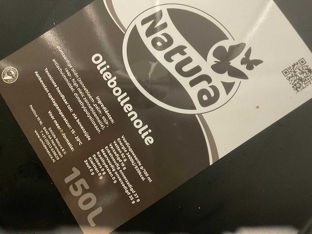 Natura oliebollenolie (4x) met pomp - afbeelding 1 van  1