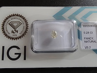 Natural diamond | 0.28ct ( igi gecertificeerd ) - afbeelding 1 van  8