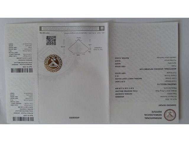 Natural diamond | 0.28ct ( igi gecertificeerd ) - afbeelding 6 van  8