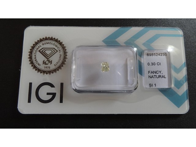 Natural diamond | 0.30ct ( igi gecertificeerd ) - afbeelding 1 van  7