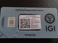 Natural diamond | 0.30ct ( igi gecertificeerd ) - afbeelding 4 van  7