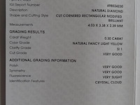 Natural diamond | 0.30ct ( igi gecertificeerd ) - afbeelding 6 van  7