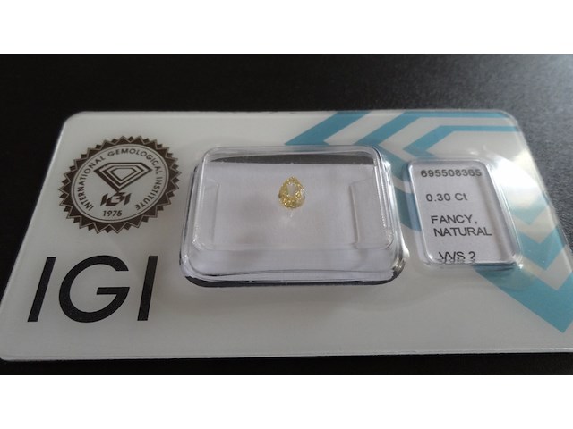 Natural diamond | 0.30ct ( igi gecertificeerd ) - afbeelding 2 van  6