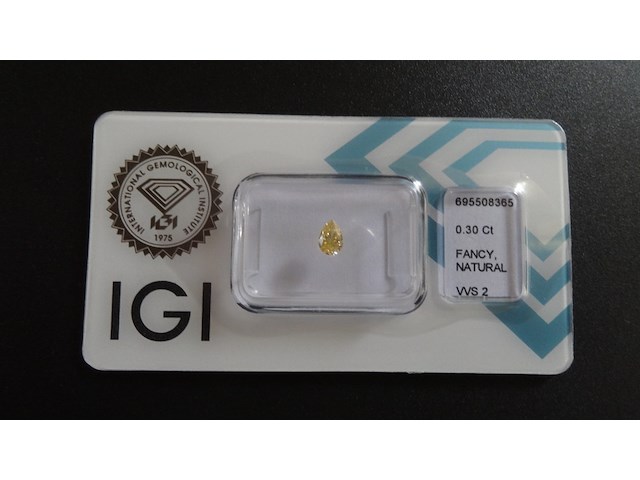 Natural diamond | 0.30ct ( igi gecertificeerd ) - afbeelding 1 van  6