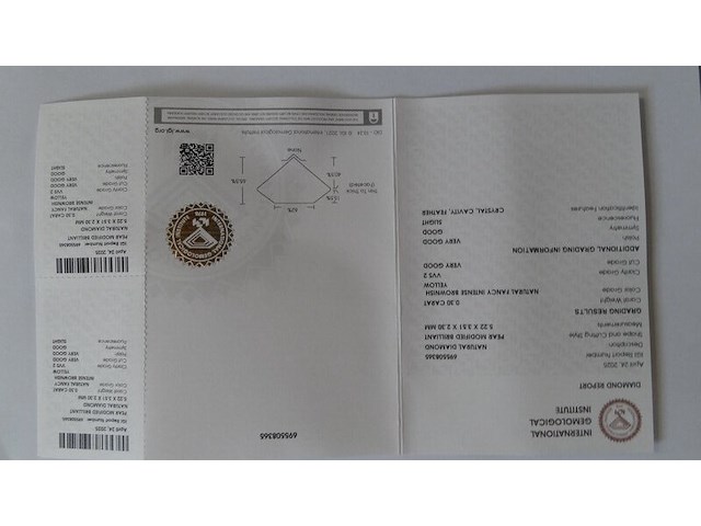 Natural diamond | 0.30ct ( igi gecertificeerd ) - afbeelding 4 van  6