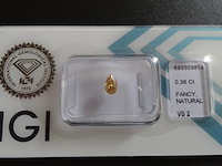 Natural diamond | 0.36ct ( igi gecertificeerd ) - afbeelding 1 van  5