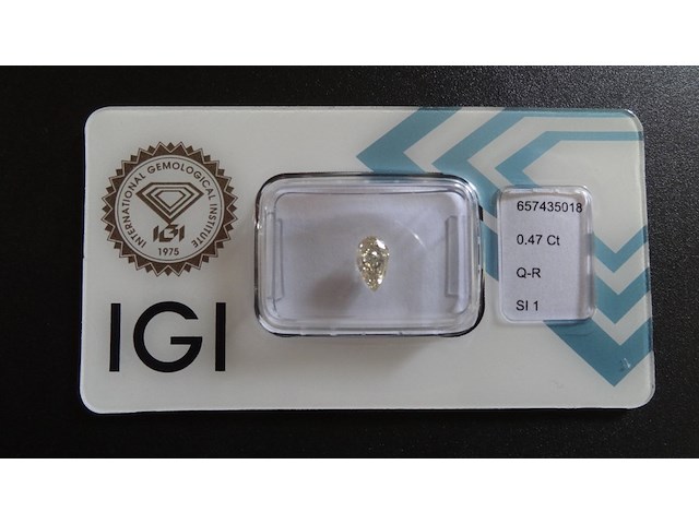 Natural diamond | 0.47ct ( igi gecertificeerd ) - afbeelding 1 van  8