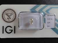 Natural diamond | 0.47ct ( igi gecertificeerd ) - afbeelding 1 van  8
