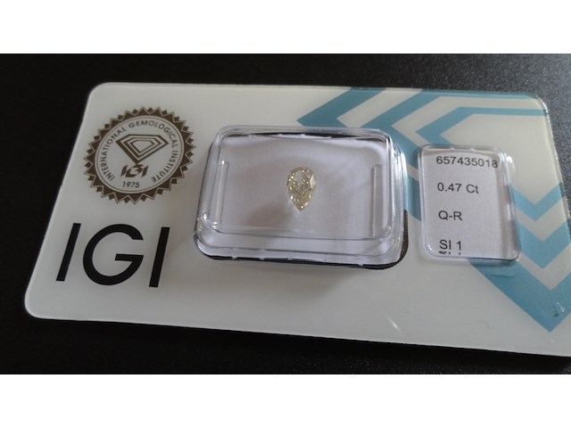 Natural diamond | 0.47ct ( igi gecertificeerd ) - afbeelding 2 van  8