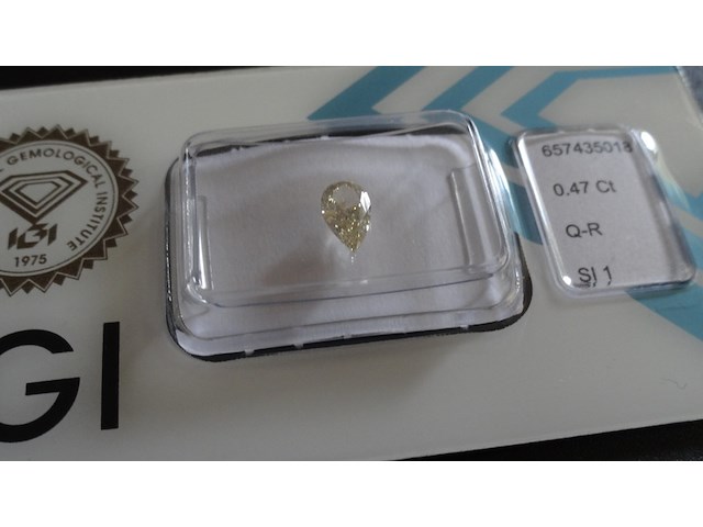 Natural diamond | 0.47ct ( igi gecertificeerd ) - afbeelding 3 van  8