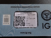 Natural diamond | 0.47ct ( igi gecertificeerd ) - afbeelding 5 van  8