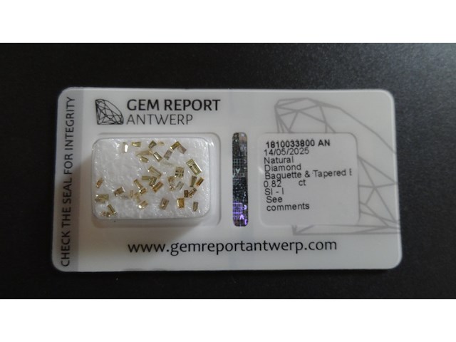 Natural diamond | 0.82ct - afbeelding 1 van  6