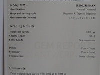 Natural diamond | 0.82ct - afbeelding 5 van  6